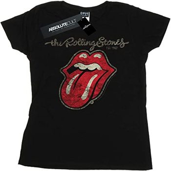 Rolling Stones Plastered Tongue Camisa para Mujer
